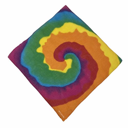 BKP曼谷公园「彩虹」Bandana彩色透气全棉方巾头巾夏日百搭嘻哈潮