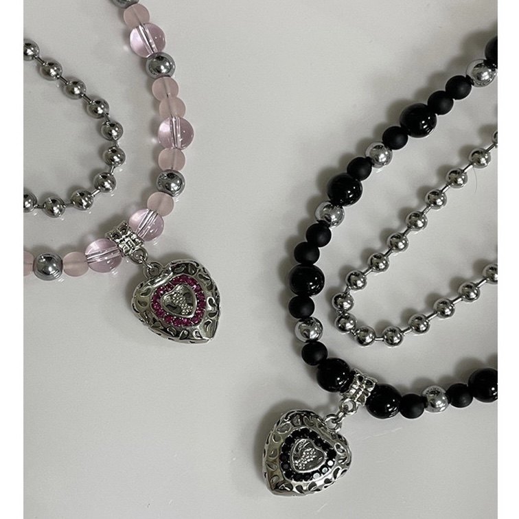 BKP曼谷公园「镂空心」韩国小众设计ins双层复古镂空爱心项链女,饰品/流行首饰/时尚饰品新,项链,淘宝优惠券,粉丝福利购,淘宝优惠卷