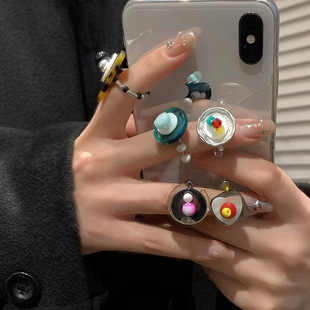 BKP曼谷公园「复古串珠戒」小众设计vintage戒指个性 y2k多巴胺