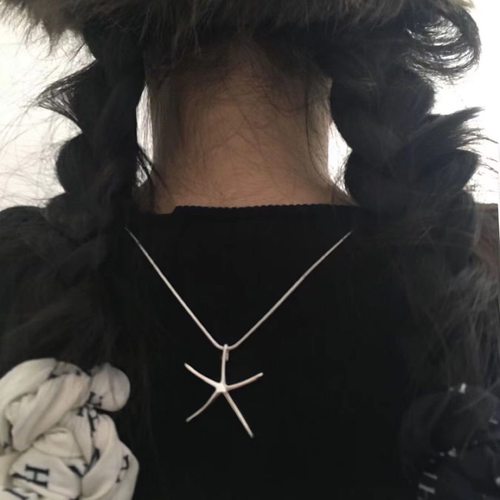 文淇同款海星项链百搭文艺度假女