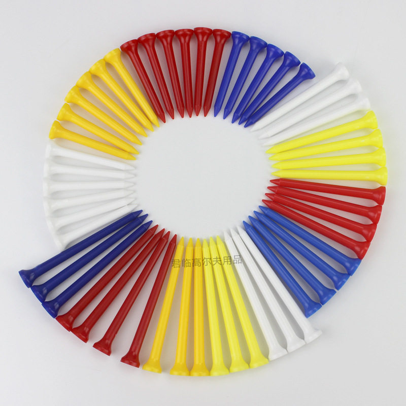 塑胶钉高尔夫杯形球钉塑料球tee高尔夫球Tee限位球钉球针多色