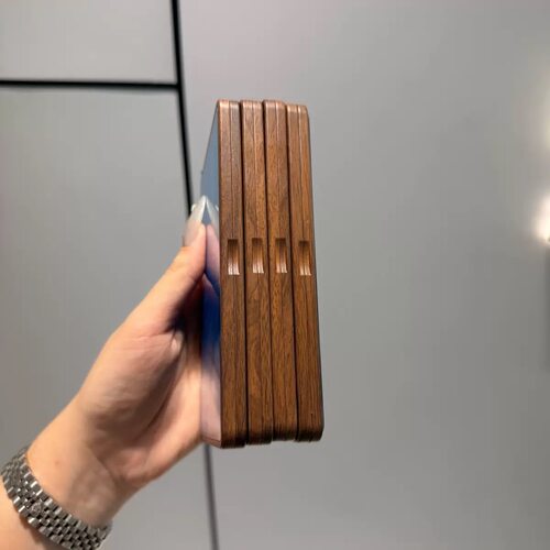PSA木纹磁吸金属评级保护壳评级卡展示球星卡宝可梦PTCG/CGC/CCIC