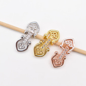 首饰连接万能扣 项链扣 搭扣子 穿珍珠手链扣 DIY925半银扣子配件