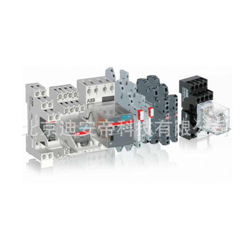 CR-M220DC4 ABB中间继电器头 220V DC 不带灯4co输出 10039898