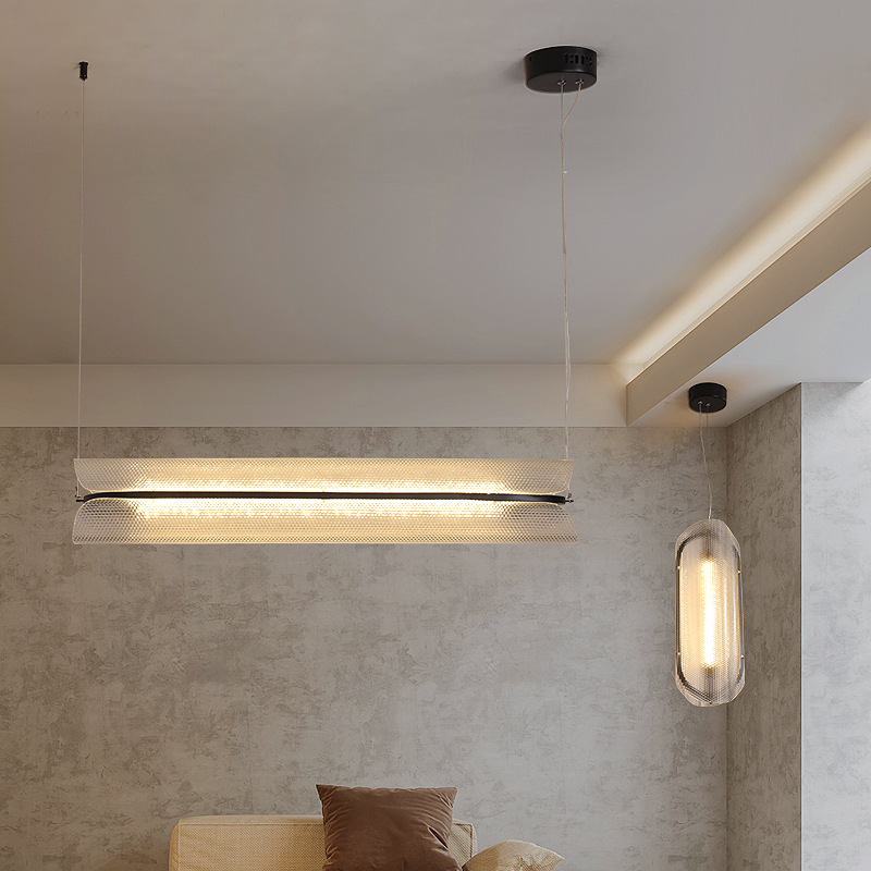 北欧样板房吧台LED灯具 创意艺术书房灯饰简约设计师客厅餐厅吊灯