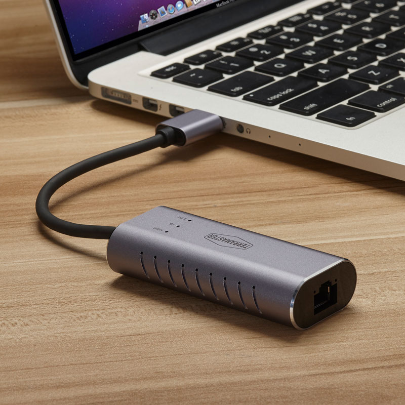 铁威马2.5g网卡USB3.0外置网线转接口2500M高速千兆转接rj45有线转换器适用于NAS电脑USB3.0转2.5G速率-封面