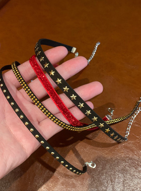 棠洛细款甜酷辣妹风choker颈链女简约日常锁骨链百搭项圈2026爆款