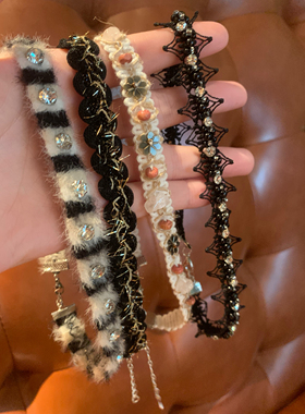 棠洛 小众个性choker颈链女波西米亚风锁骨链颈带y2k项圈2026爆款