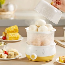 Bear Egg Cooker double layer egg steamer automatic power-off household timing small-scale egg steamer
