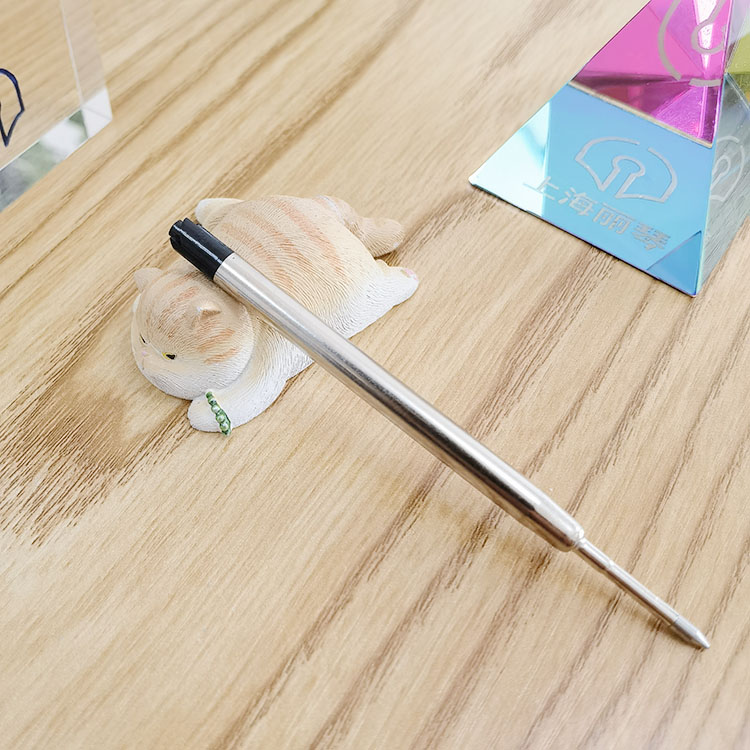 黑色笔芯碳素子弹头中性笔芯