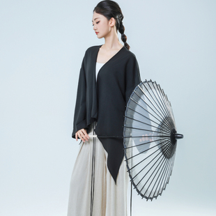 朵棠现代舞练功服女古典剑舞中国风舞蹈服宽松显瘦古典舞飘逸上衣