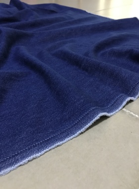 金佳牛仔布料藏蓝色中弹薄款斜纹意大利土耳其进口高端水洗牛仔