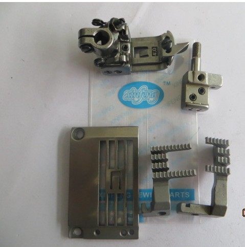 工业缝纫机配件星菱星锐787绷缝车针位 4.0针位 针板牙齿压脚针夹