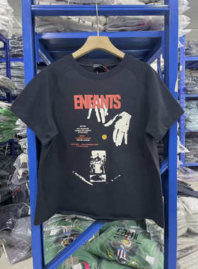 ERD忧郁的富二代双倍长度的 SOLSTICE 复古水洗短袖T恤男女潮