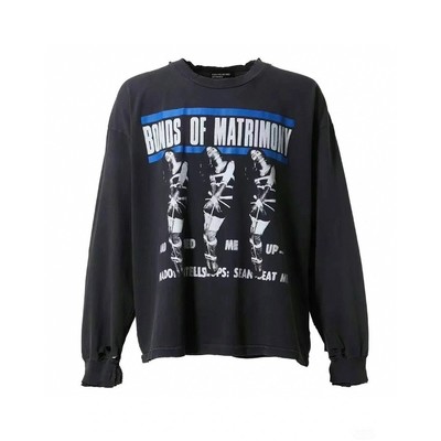 ERD忧郁的富二代Enfants Riches Deprimes复古磨破割烂长袖T恤