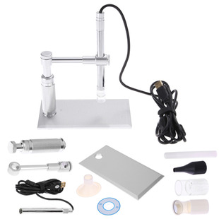 New 2MP 8LED 500X Loupe Digital Microscope USB Otoscope