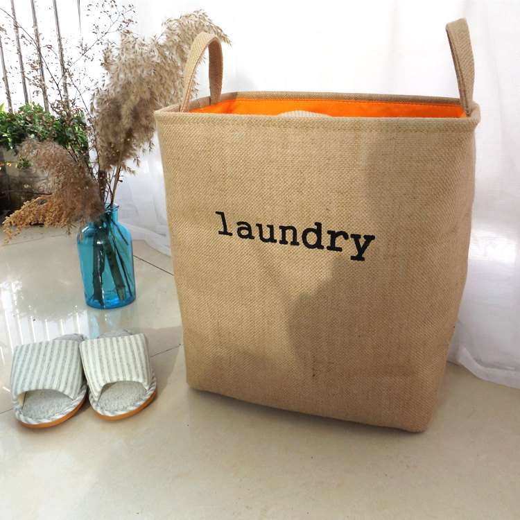 nordic folding packing bag laundry clothes storage basket