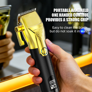 New metal hair clipper with LCD electric push shear理发器