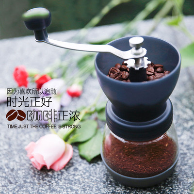 Washing grinder, hand cranked coffee machine水洗磨豆机咖啡机
