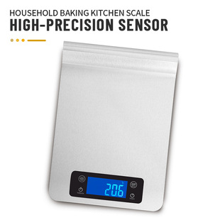 High end stainless steel flat scale touchscreen kitchen scal