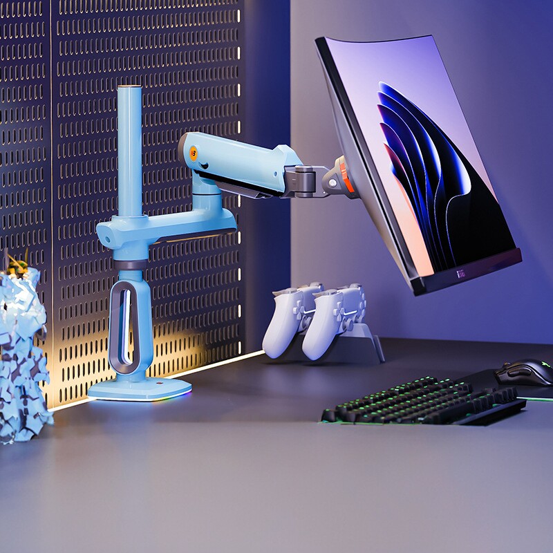Colorful esports display stand, robotic arm, RGB light支架
