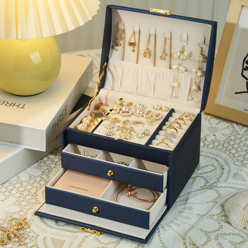 High end jewelry box, jewelry storage box高档珠宝首饰收纳盒