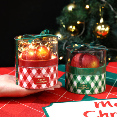 New Transparent Apple Box Christmas Candy Packaging Box