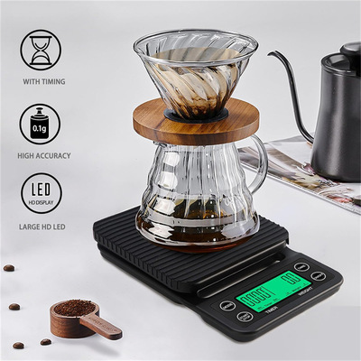 Coffee electronic scale timing kitchen scale 3kg/0.1g厨房秤