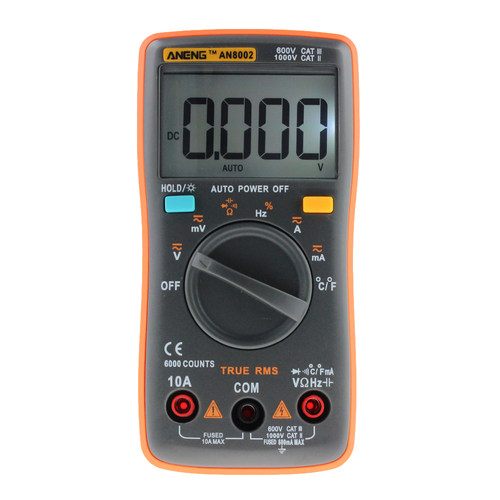AN8002  Multimeter 6000 Counts Back Light AC/DC Ammete万用表