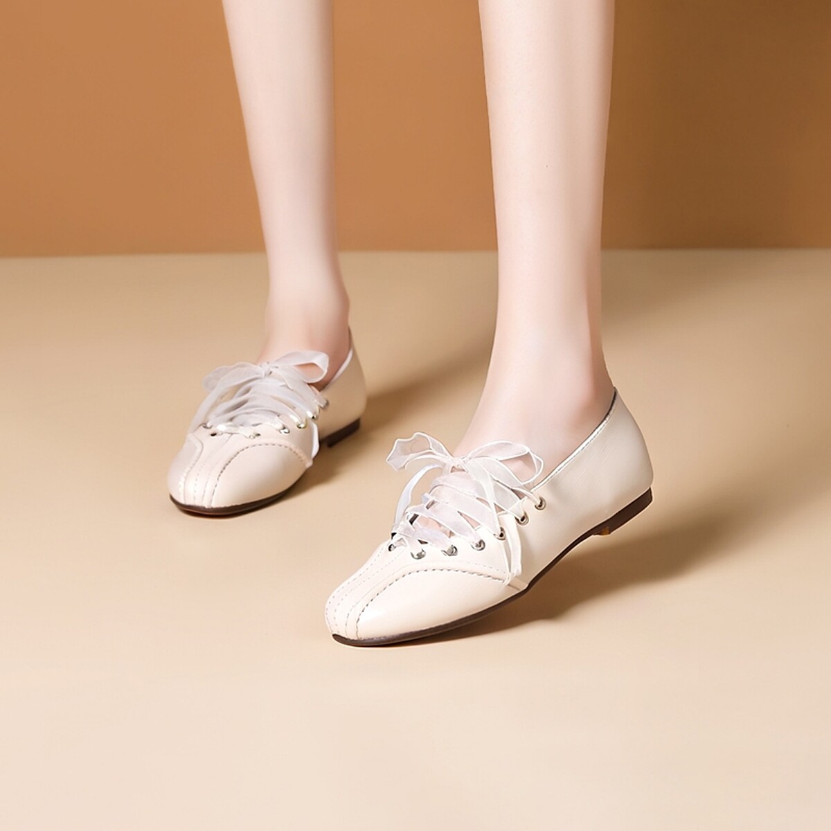 平底单鞋女真皮外穿小皮鞋玛丽珍鞋浅口2025春夏季新款舒适平底鞋