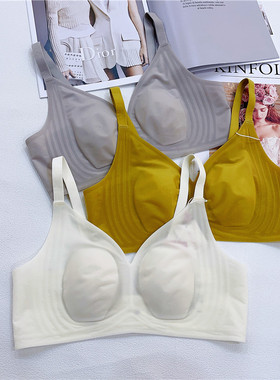 古妃文胸75905面膜bra超薄内衣女薄款透气无痕无钢圈收副乳防下垂