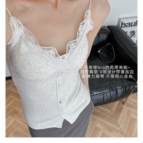 背心女纯欲风法式外穿内搭上衣