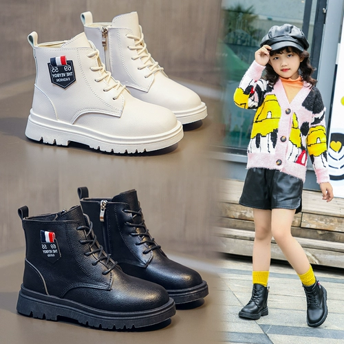 Martens, демисезонные ботинки, наряд маленькой принцессы, короткие сапоги, утепленные туфли, 2021 года