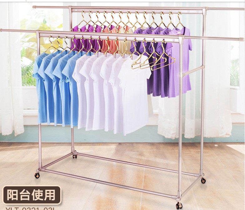 友利特加厚阳台可折叠伸缩被子架