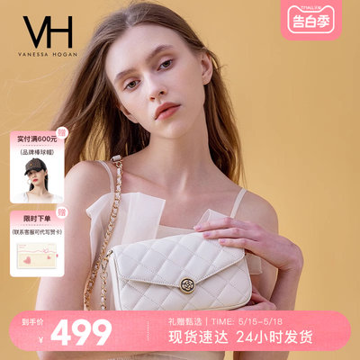 VH女包时尚轻奢山茶花方包单肩包