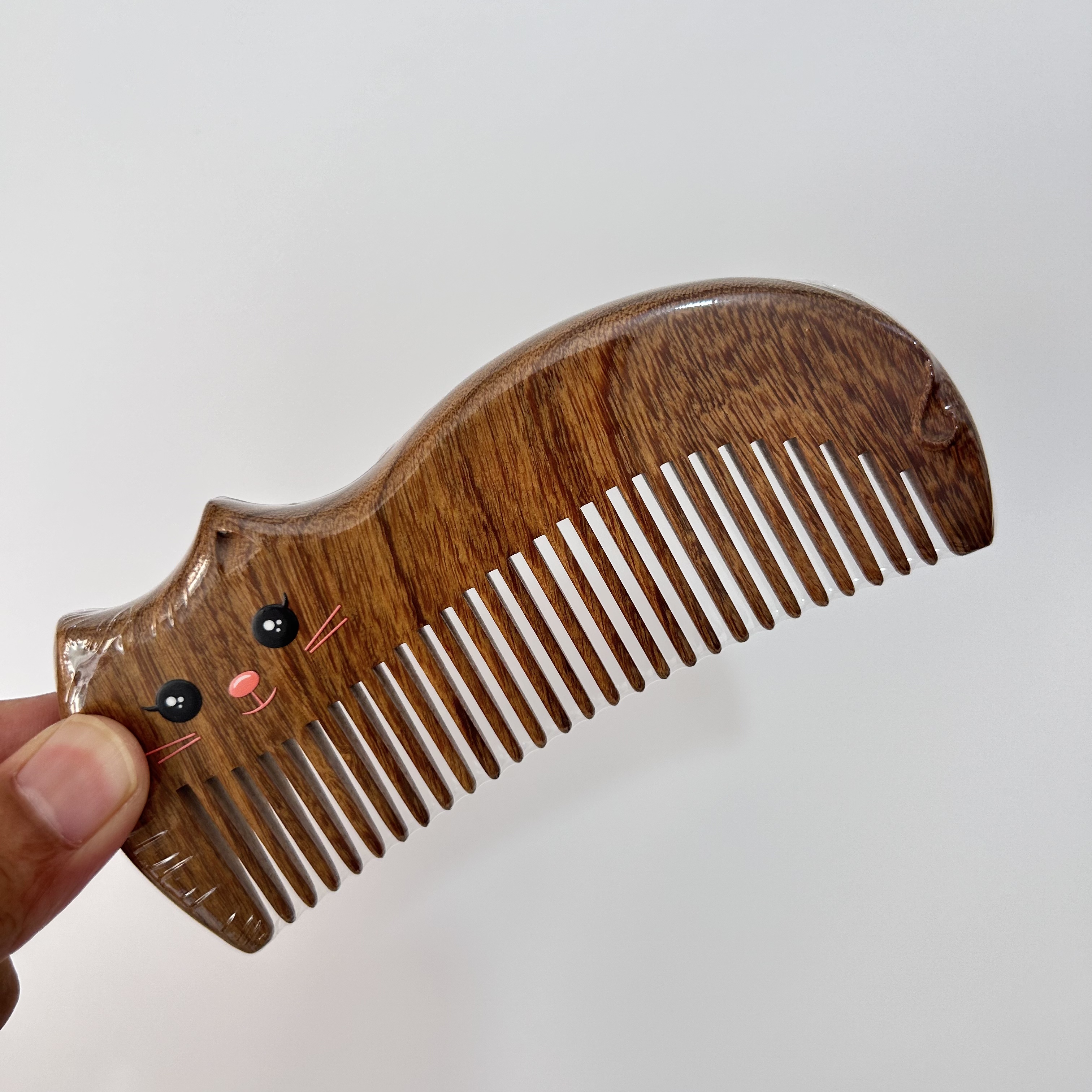 谭木匠懒猫公主可爱便携儿童梳子