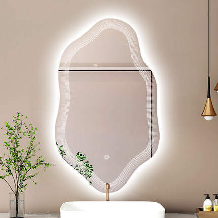 星空智能镜led灯异形创意艺术镜洗手间壁挂防雾浴室镜发光化妆镜