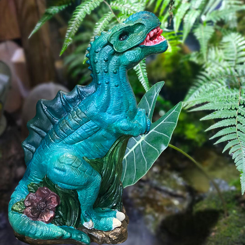 恐龙存钱罐霸王龙男孩玩具大号 手工创意非石膏娃娃涂色搪胶白胚