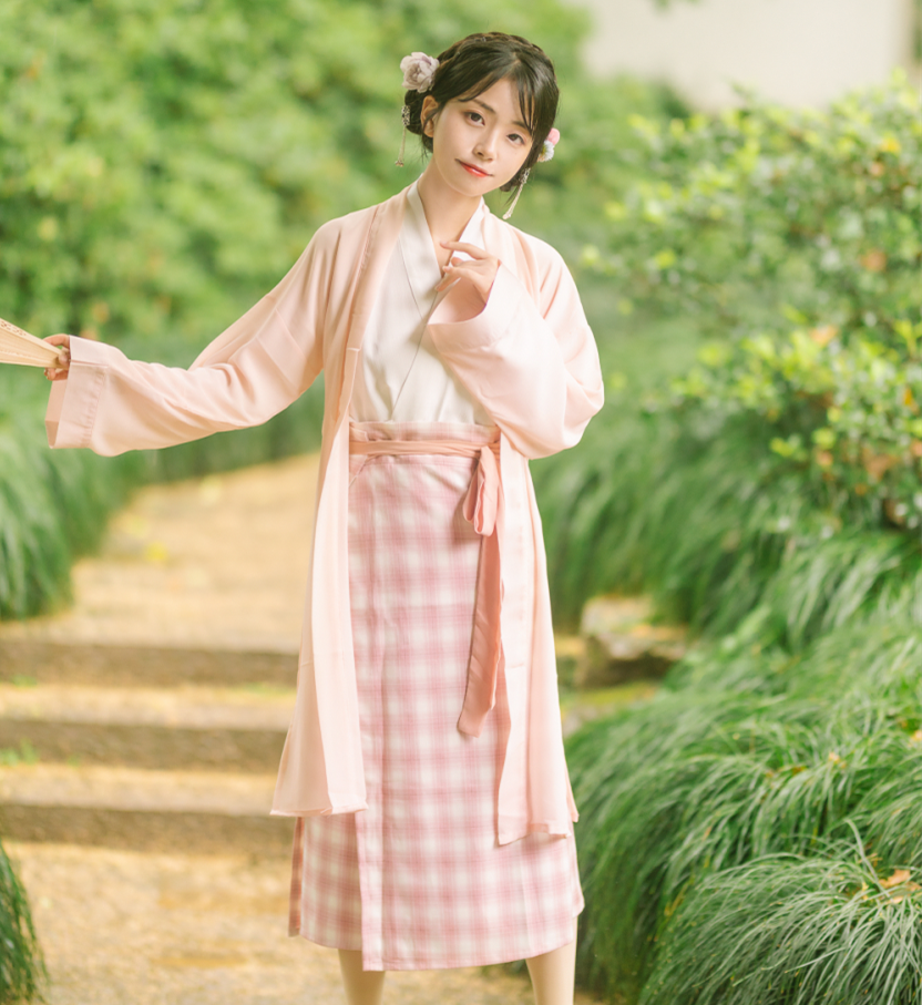 倾城流烟宋制三件套短裙长褙子