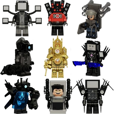 泰坦监控人vs电视人时钟人音响人