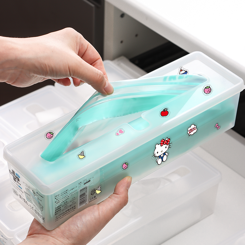 进口十字收纳盒塑料抽取分类收纳