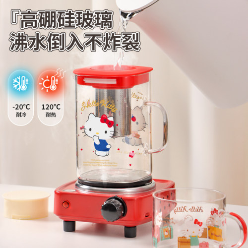 高硼硅玻璃茶壶耐热耐高温