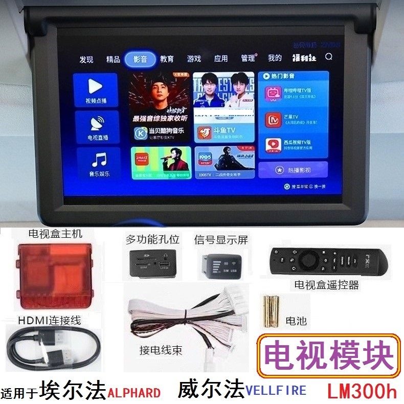 埃尔法威尔法alphard电视氛围灯