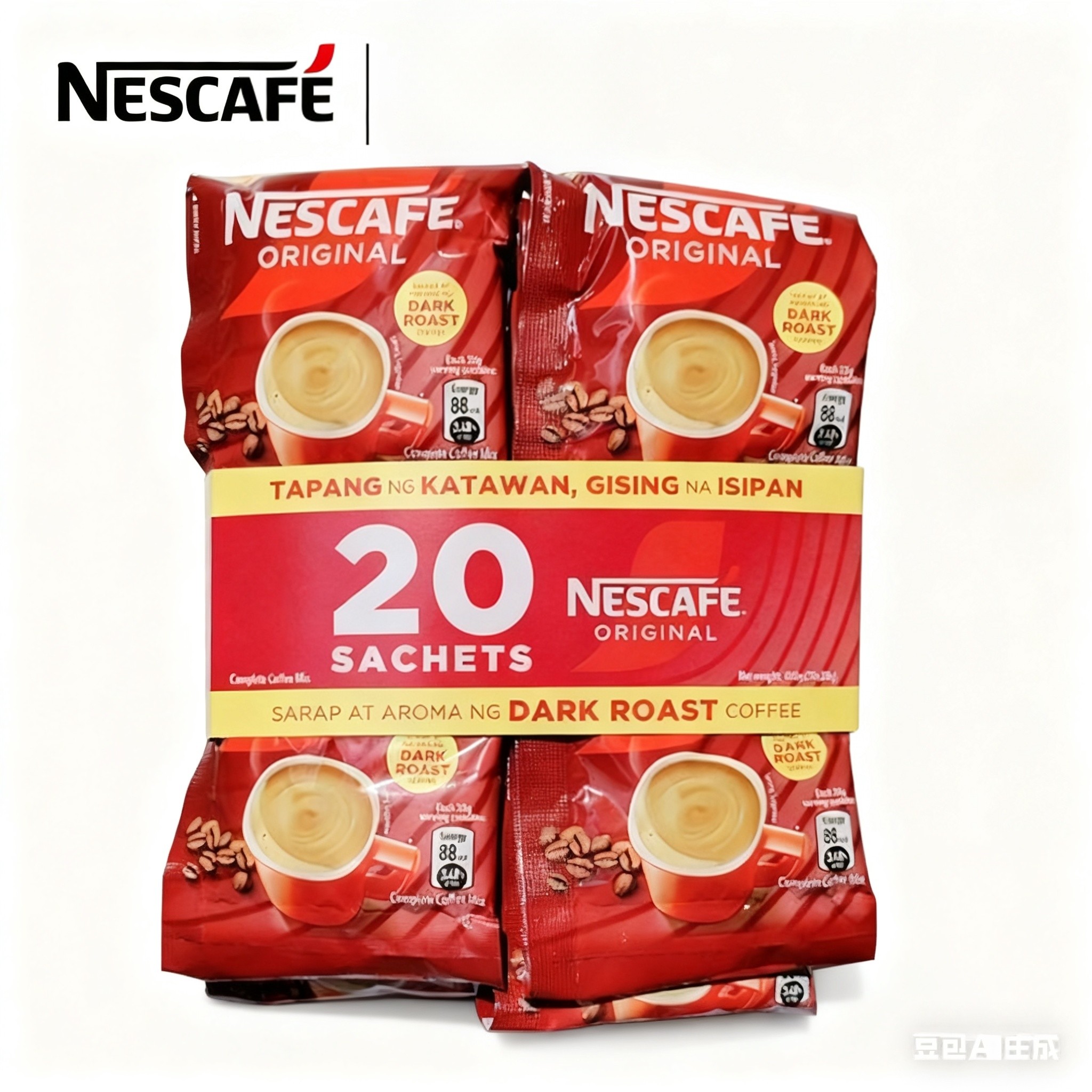 菲律宾原装进口Nescafe雀巢原味奶油味三合一速溶咖啡20g*20包