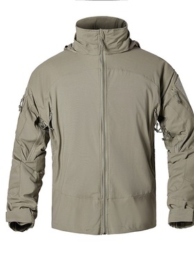 透气有型PCU L5 海豹风格 户外登山 冲锋衣 国产尼龙软壳外套外贸