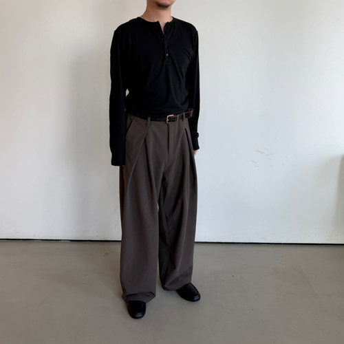 宽松裁剪设计师廓形西裤