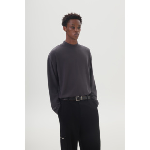 Anniehall25fw teeT恤 秋冬德绒感小高领保暖透气长袖