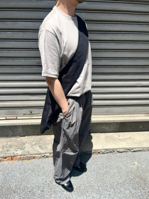 轻量化肌理金属尼龙户外休闲裤