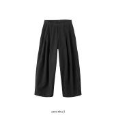 Anniehall25fw 2.0宽松廓形纸感混纺抗皱 剑道裤 kendo pants