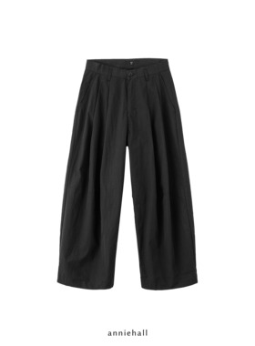 Anniehall25fw kendo pants 剑道裤2.0宽松廓形纸感混纺抗皱